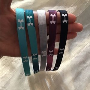 NWOT- 5 PACK UNDER ARMOR WOMEN’S HEADBAND.